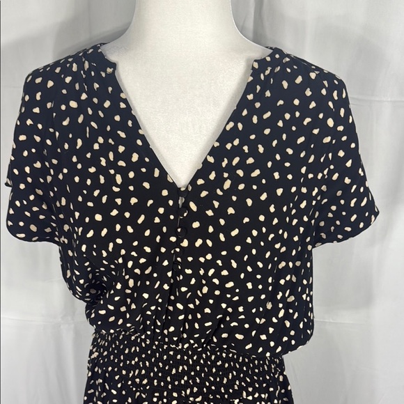 Rails Karla Printed Smocked Mini Dress M - Picture 4 of 10